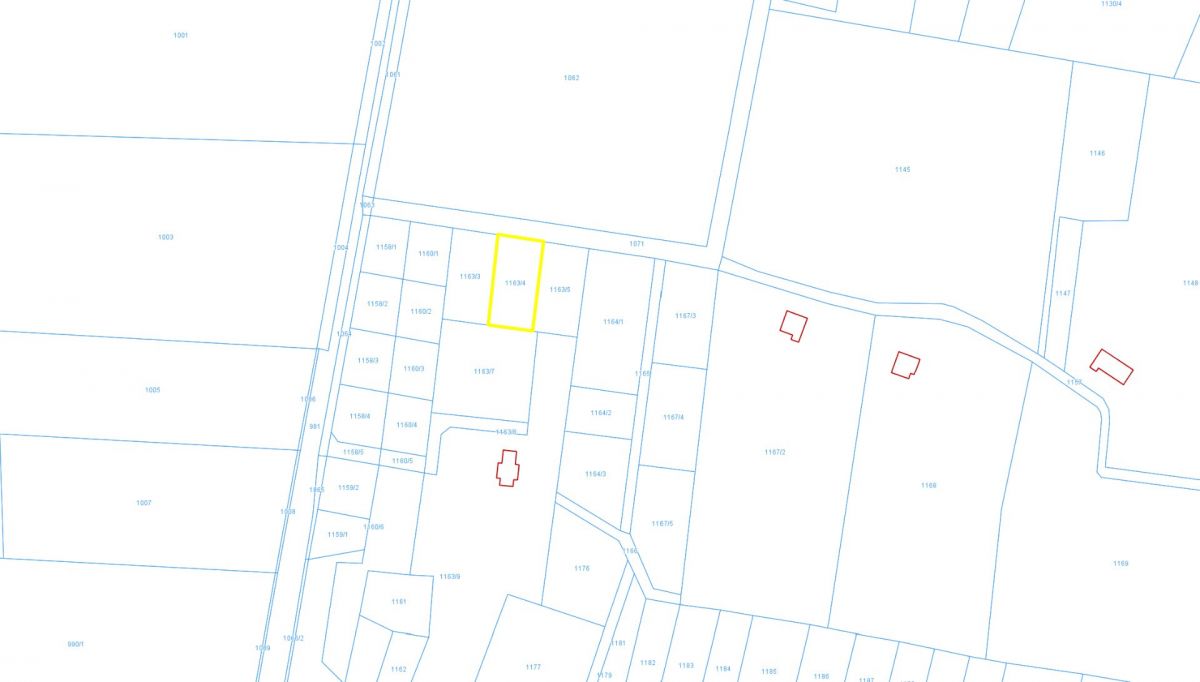 Działka budowlana Strzebiń-Łazy 972m2