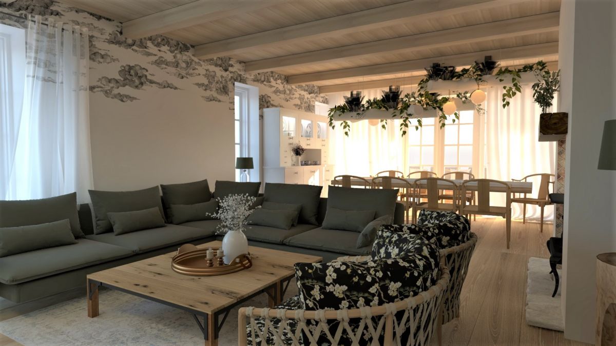 Pod lasem działka z rozpoczętą budową domu