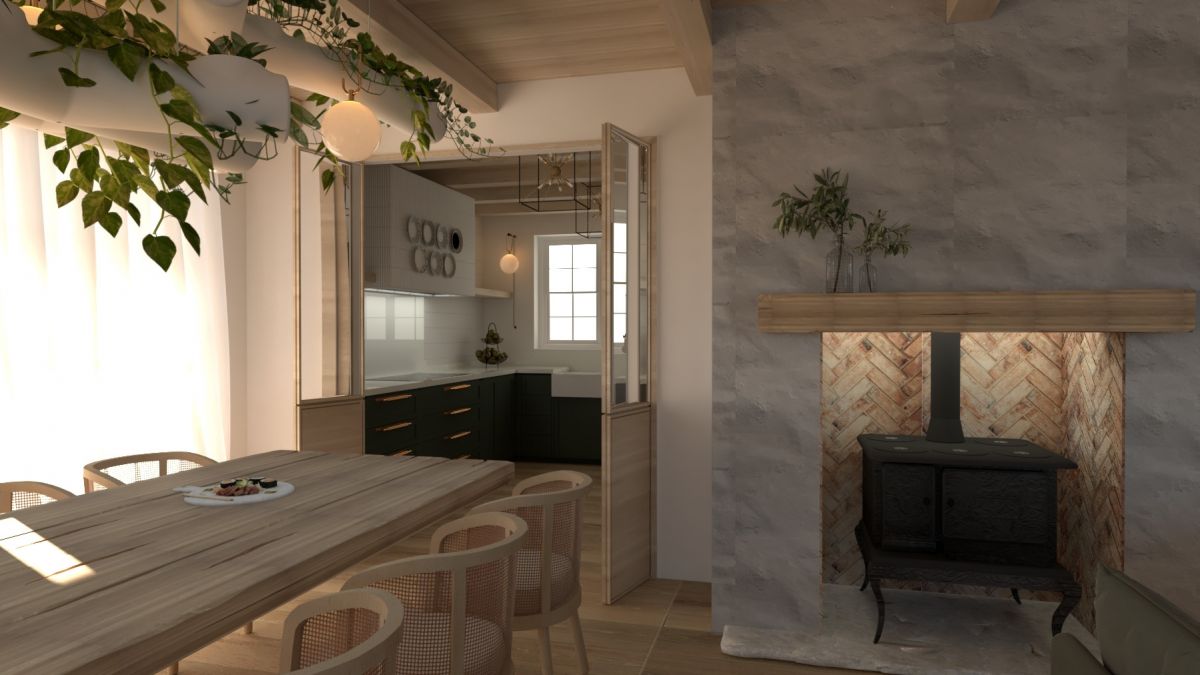 Pod lasem działka z rozpoczętą budową domu