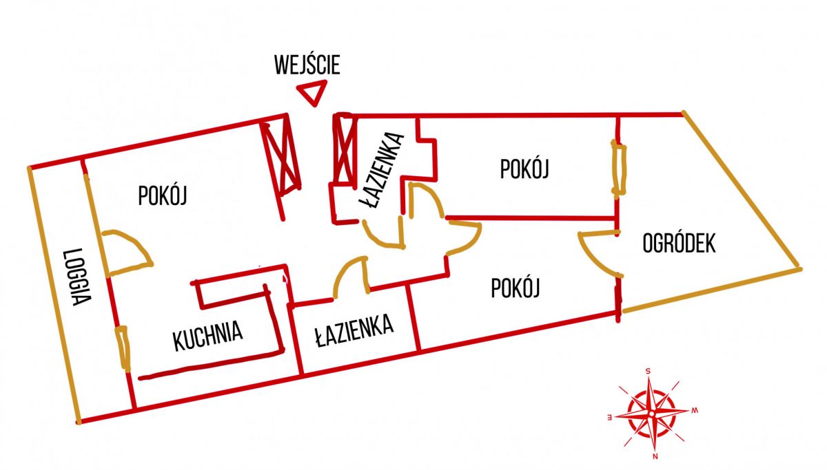Nowoczesne przestronne mieszkanie z balkonem